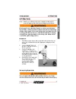 Предварительный просмотр 17 страницы Echo 260SB Operator'S Manual