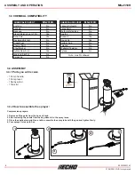 Предварительный просмотр 8 страницы Echo 500MS0000001 Operator'S Manual