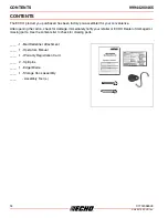 Preview for 10 page of Echo 99944200465 Operator'S Manual