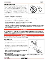 Предварительный просмотр 7 страницы Echo 99944200470 Operator'S Manual