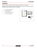 Preview for 10 page of Echo 99944200490 Operator'S Manual