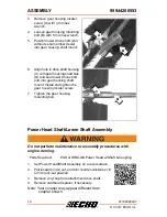 Предварительный просмотр 14 страницы Echo 99944200553 Operator'S Manual