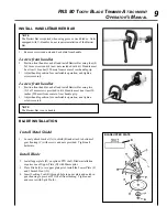 Предварительный просмотр 9 страницы Echo 99944200600 Operator'S Manual