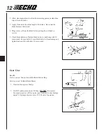 Preview for 12 page of Echo 99944200880 Operator'S Manual