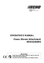 Предварительный просмотр 3 страницы Echo 99944200890 Operator'S Manual