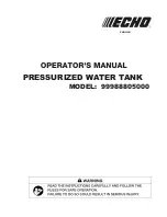 Предварительный просмотр 1 страницы Echo 99988805000 Operator'S Manual
