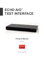 Echo AIO-1 Product Manual предпросмотр