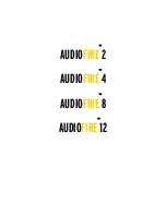 Предварительный просмотр 1 страницы Echo AUDIOFIRE 12 Owner'S Manual