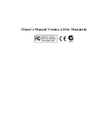 Предварительный просмотр 2 страницы Echo AUDIOFIRE 2 Owner'S Manual