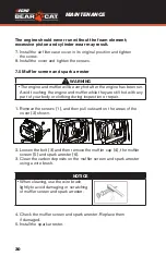 Preview for 30 page of Echo BEAR CAT EGI-2000 Operation Manual