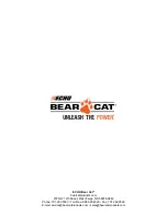 Preview for 32 page of Echo Bear Cat SC3306 Owner'S Manual