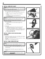 Preview for 2 page of Echo BLADE CONVERSION KIT 231 Installation Instructions Manual