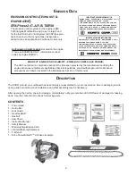 Предварительный просмотр 6 страницы Echo CHAIN SAW CS-330T Instruction Manual