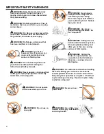 Предварительный просмотр 4 страницы Echo CHAIN SAW Instruction Manual