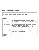 Preview for 16 page of Echo Clamshell User Manual