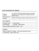 Предварительный просмотр 17 страницы Echo Clamshell User Manual