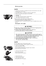 Предварительный просмотр 18 страницы Echo CS-2510TES Operator'S Manual