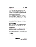 Preview for 4 page of Echo CS-2511P Operator'S Manual