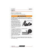 Предварительный просмотр 5 страницы Echo CS-2511P Operator'S Manual