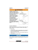 Предварительный просмотр 8 страницы Echo CS-2511P Operator'S Manual