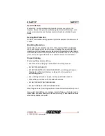 Preview for 13 page of Echo CS-2511P Operator'S Manual