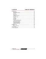 Предварительный просмотр 3 страницы Echo CS-2511PN Operator'S Manual