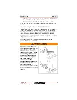 Предварительный просмотр 15 страницы Echo CS-2511PN Operator'S Manual