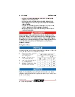 Предварительный просмотр 29 страницы Echo CS-2511PN Operator'S Manual