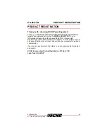 Предварительный просмотр 61 страницы Echo CS-2511TN Operator'S Manual