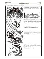 Предварительный просмотр 45 страницы Echo CS-2511WES Service Manual