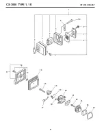 Предварительный просмотр 6 страницы Echo CS-3000 TYPE 1 - Parts Catalog