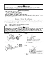 Предварительный просмотр 25 страницы Echo CS-301 Instruction Manual