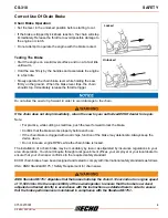 Предварительный просмотр 5 страницы Echo CS-310 Instruction Manual