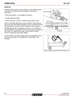 Предварительный просмотр 26 страницы Echo CS-310 Instruction Manual