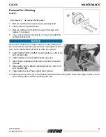 Предварительный просмотр 33 страницы Echo CS-310 Instruction Manual