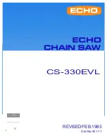 Echo CS-330EVL Service Information preview