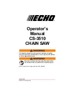 Echo CS-3510 Operator'S Manual preview