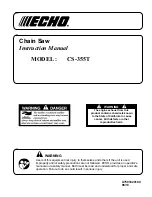 Preview for 1 page of Echo CS-355T Instruction Manual