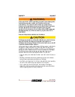 Preview for 14 page of Echo CS-355T Operator'S Manual