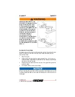 Предварительный просмотр 15 страницы Echo CS-361P Operator'S Manual