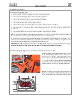 Предварительный просмотр 29 страницы Echo CS-370ES Service Manual