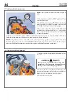 Предварительный просмотр 46 страницы Echo CS-370ES Service Manual