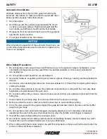 Предварительный просмотр 6 страницы Echo CS-370F Instruction Manual