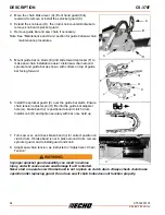 Preview for 16 page of Echo CS-370F Instruction Manual