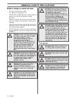 Предварительный просмотр 10 страницы Echo CS 410 Operator'S Manual