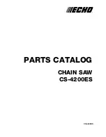 Предварительный просмотр 1 страницы Echo CS-4200ES Parts Catalog