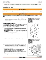 Предварительный просмотр 14 страницы Echo CS 450 Instruction Manual