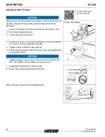 Предварительный просмотр 16 страницы Echo CS 450 Instruction Manual