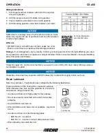 Предварительный просмотр 18 страницы Echo CS 450 Instruction Manual