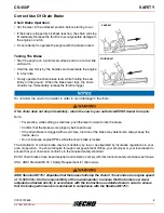 Предварительный просмотр 5 страницы Echo CS-450P Instruction Manual